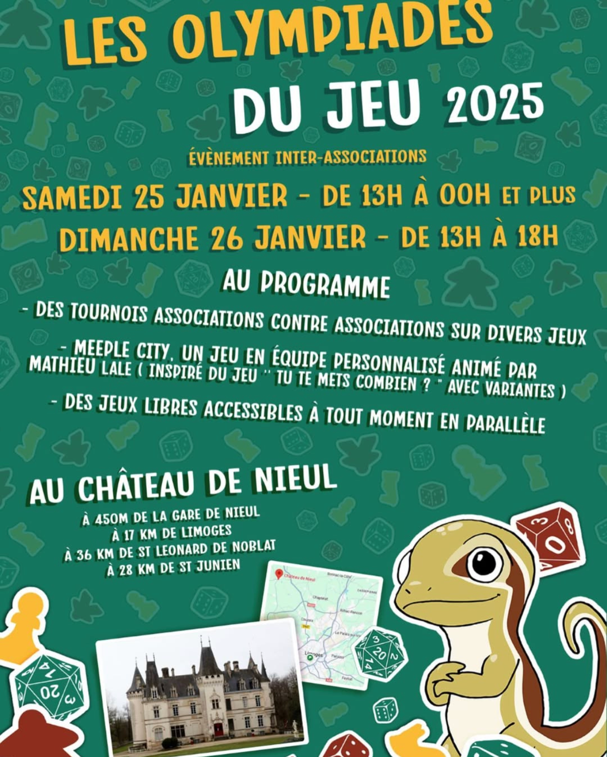 Les Olympiades du Jeu 2025 : Rendez-vous au Château de Nieul !
